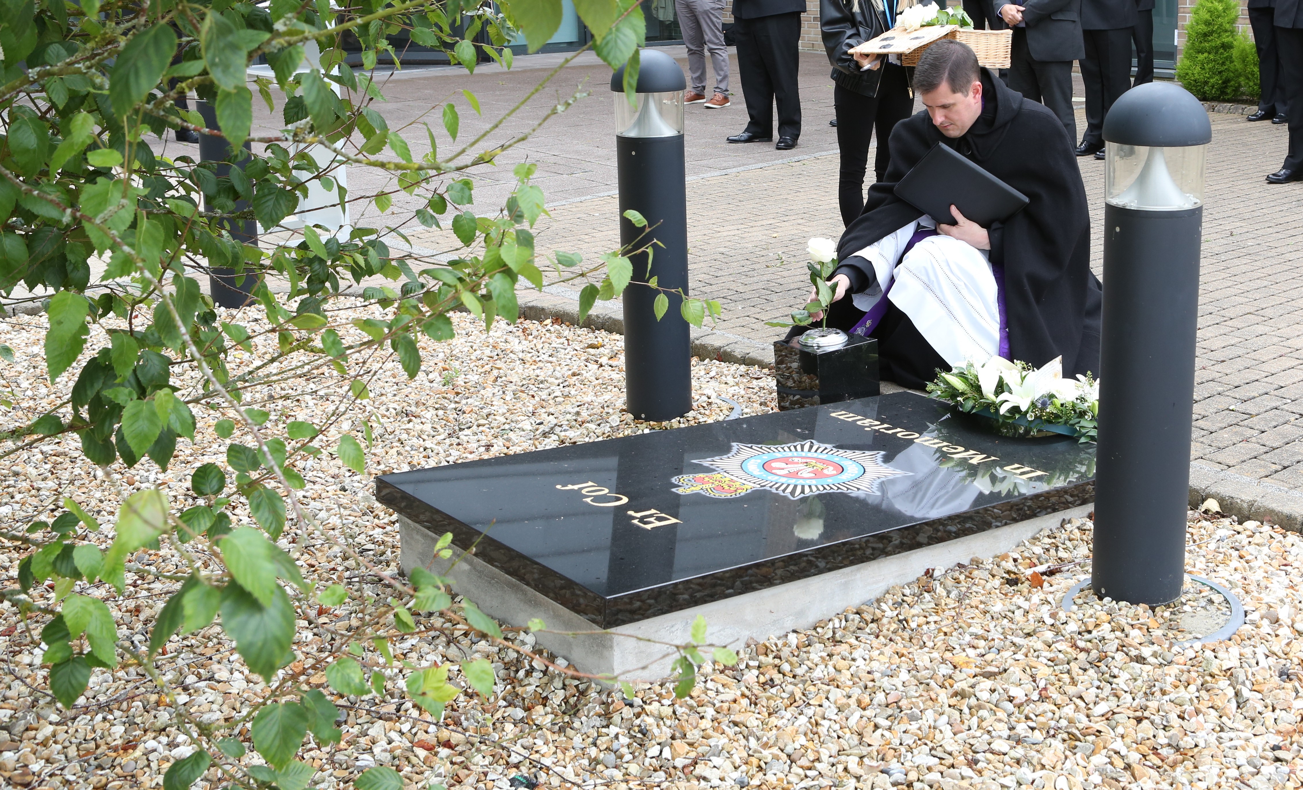 The force’s lead chaplain, Father Liam Bradley