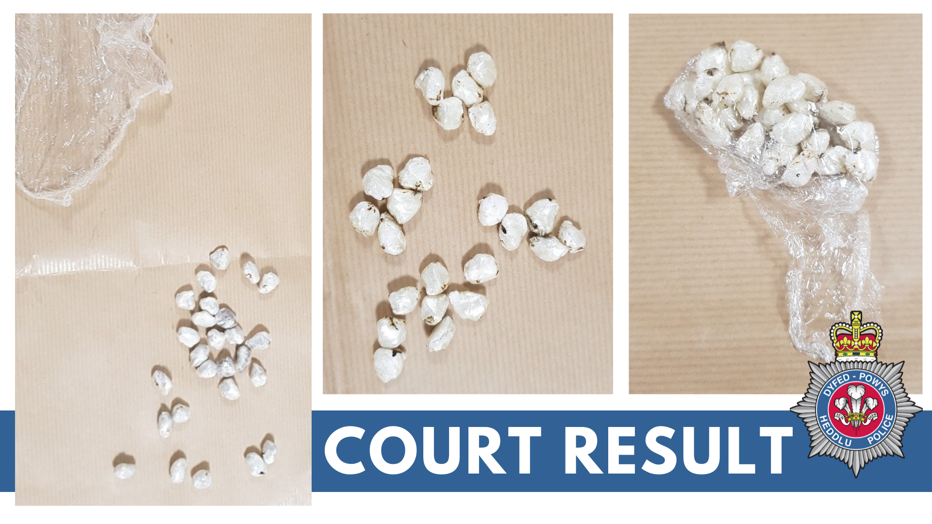 The drugs recovered from Aspell and Brace