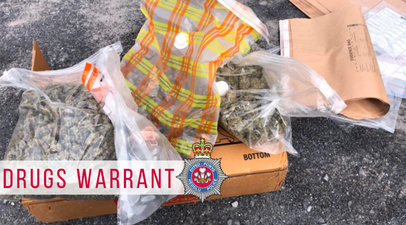 Cannabis worth an estimated £11,000 found at Carmarthenshire home