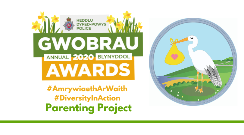 Annual Awards with the logo of the Parenting Project