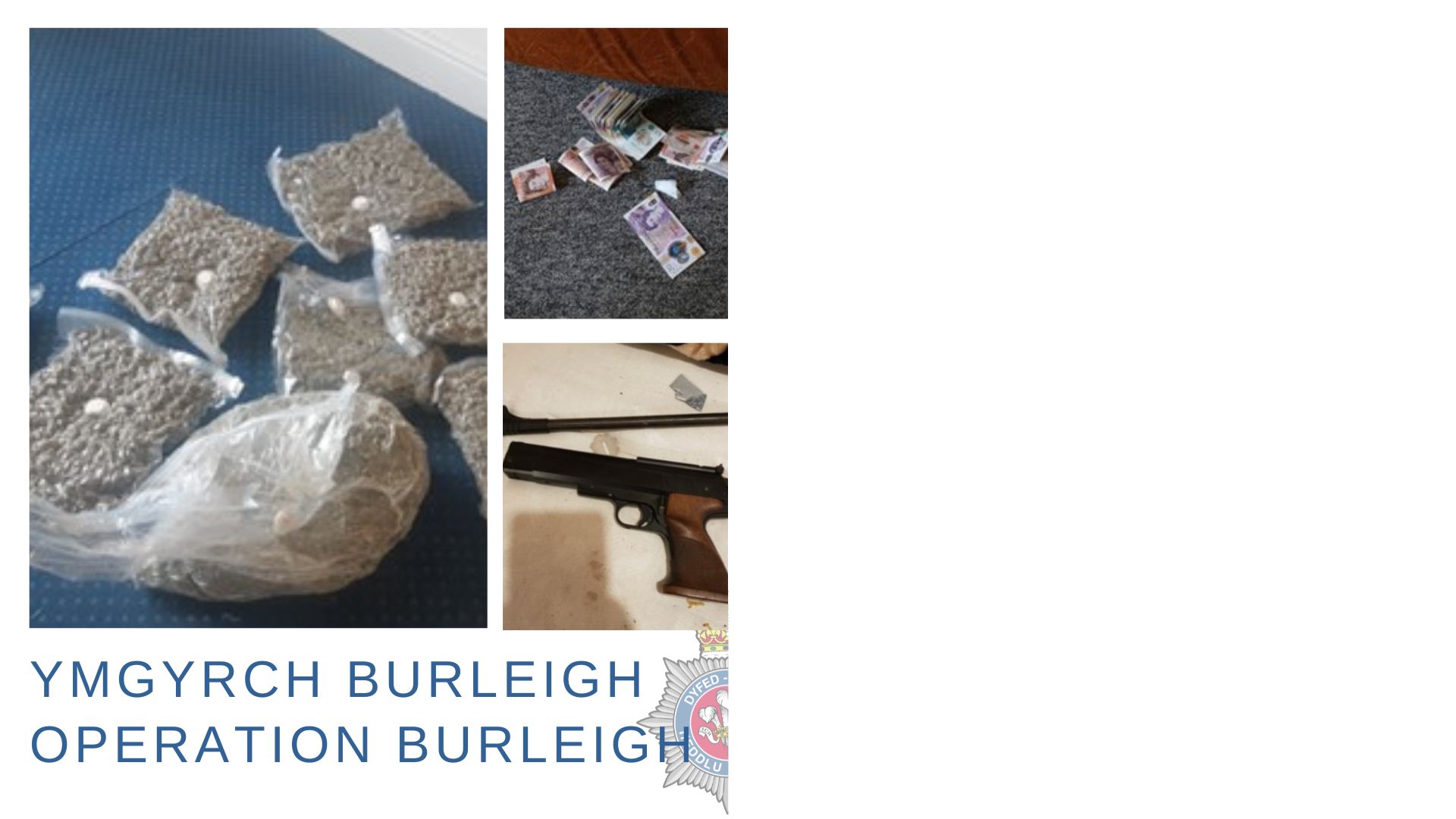 Drugs and weapons seized as part of Operation Burleigh