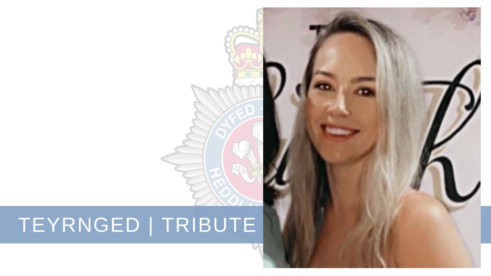 Sophie Evans, who died following an incident in Bigyn Road, Llanelli