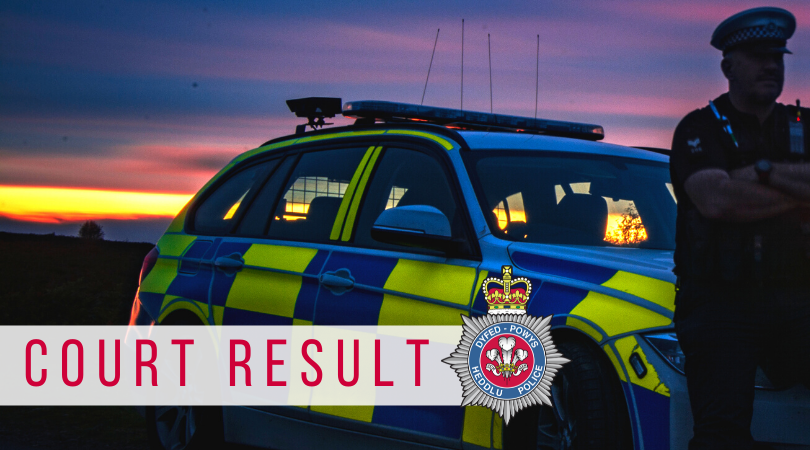 The word 'result' overlayed on a picture of a police car