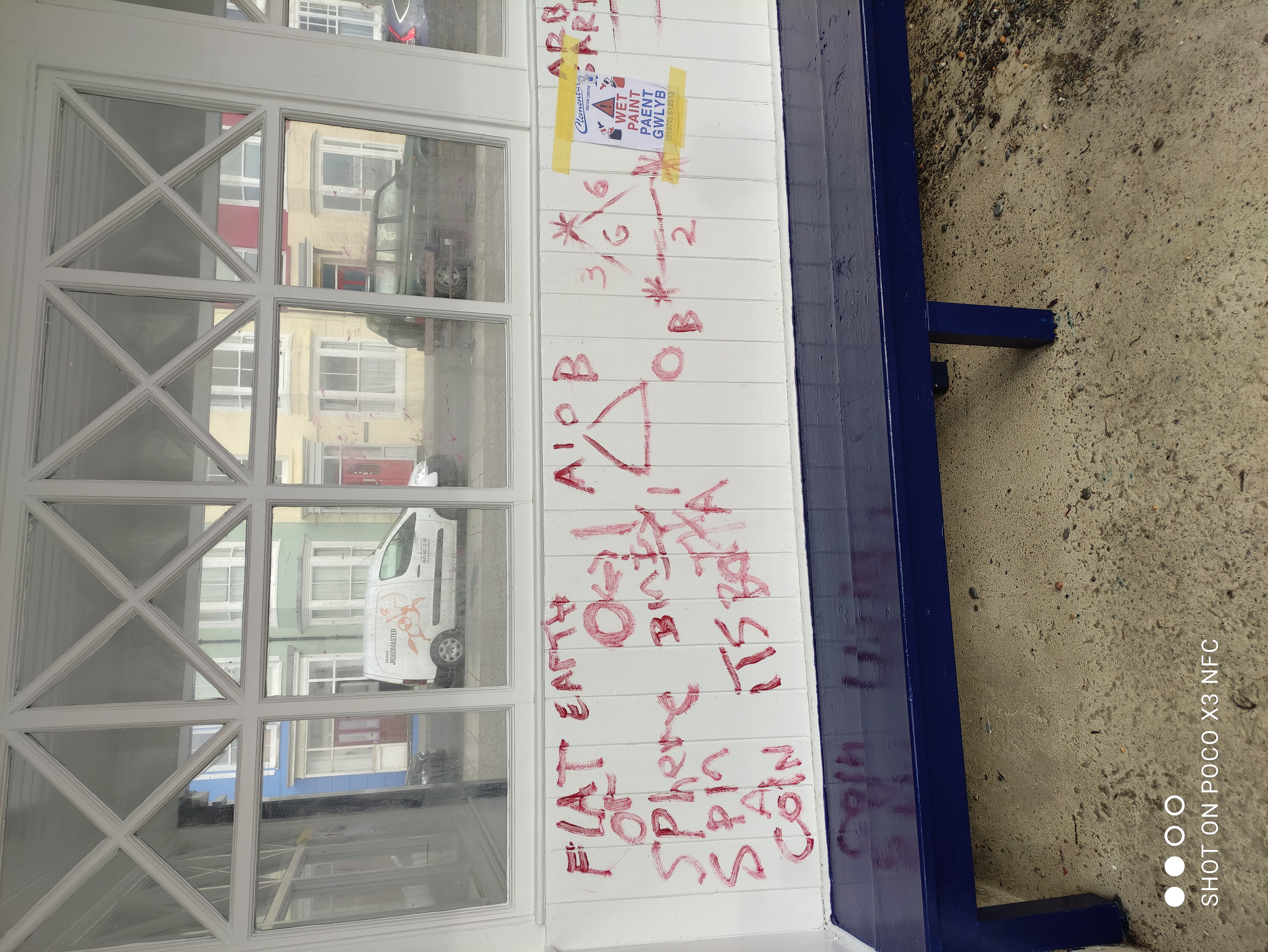 Llu o engraifft o'r  graffiti